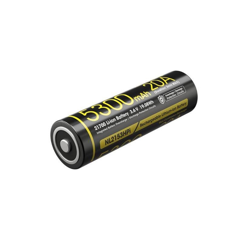 BATTERY RECH. LI-ION 3.6V/NL2153HPI(5300MAH) NITECORE