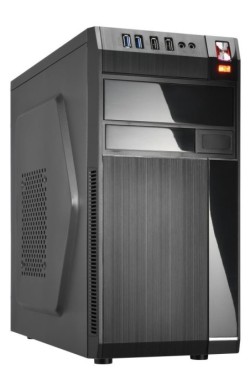 Case|GOLDEN TIGER|Baltimore 530|MiniTower|450 Watts|MicroATX|Colour Black|BALTIMORE5302USB2450W