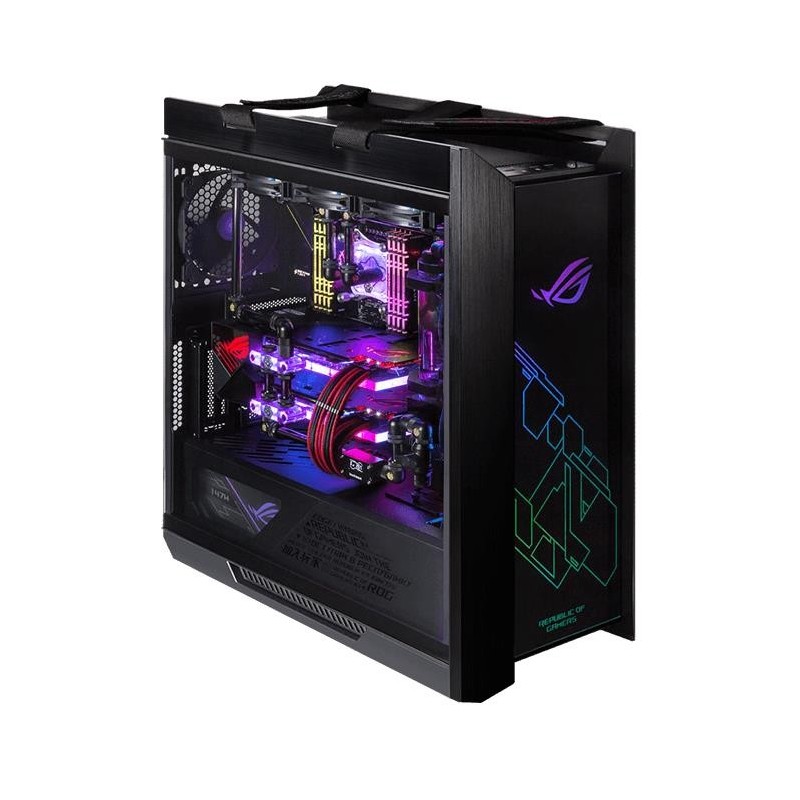 Case|ASUS|ROG Strix Helios|MidiTower|Not included|ATX|EATX|MicroATX|MiniITX|Colour Black|GX601ROGSTRIXHELIOS