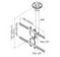 TV SET ACC CEILING MOUNT 22-52/FPMA-C400SILVER NEOMOUNTS