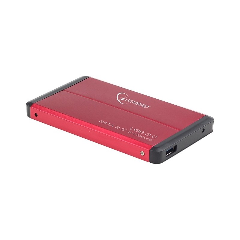 HDD CASE EXT. USB3 2.5"/RED EE2-U3S-2-R GEMBIRD