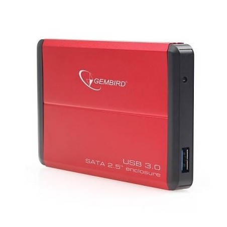 HDD CASE EXT. USB3 2.5"/RED EE2-U3S-2-R GEMBIRD