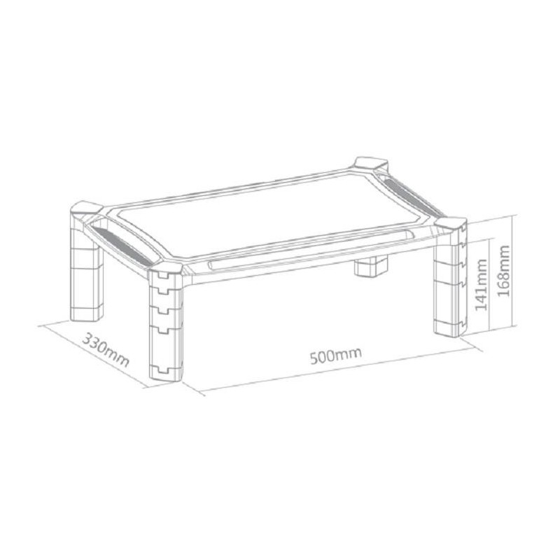 MONITOR ACC RISER 10KG/NSMONITOR20 NEOMOUNTS