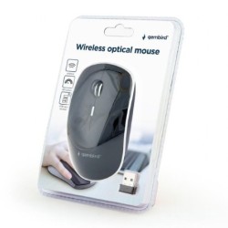 MOUSE USB OPTICAL WRL BLACK/SILENT MUSW-4BS-01 GEMBIRD