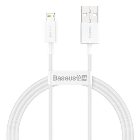 CABLE LIGHTNING TO USB 1M/WHITE CALYS-A02 BASEUS