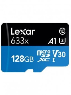 MEMORY MICRO SDXC 128GB UHS-I/W/ADAPTER LSDMI128BB633A LEXAR