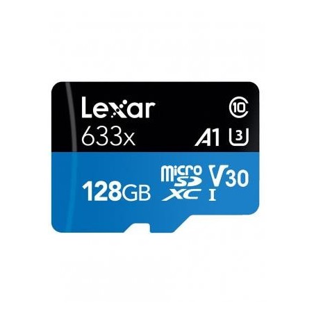 MEMORY MICRO SDXC 128GB UHS-I/W/ADAPTER LSDMI128BB633A LEXAR