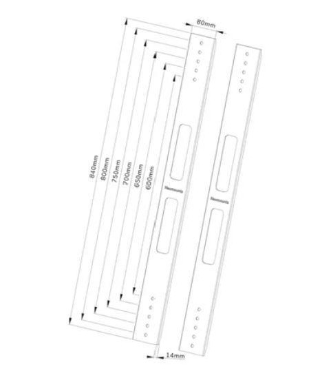 TV SET ACC VESA EXTENSION KIT/AWL-250BL18 NEOMOUNTS