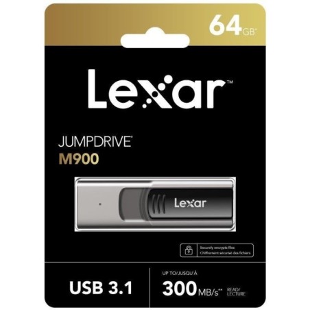 MEMORY DRIVE FLASH USB3.1 64GB/M900 LJDM900064G-BNQNG LEXAR