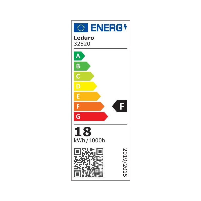 Lamp|LEDURO|Power consumption 18 Watts|Luminous flux 1800 Lumen|4000 K|220-240V|Beam angle 180 degrees|32520