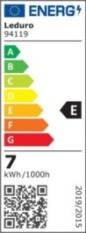 LAMP LED 7W ROTABLE/3000K 700LM 94119 LEDURO