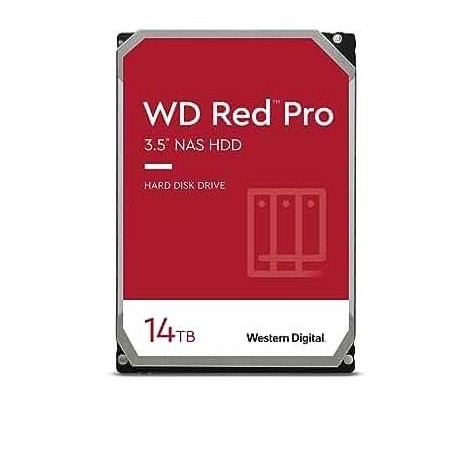 HDD|WESTERN DIGITAL|Red Pro|14TB|SATA|512 MB|7200 rpm|3,5"|WD142KFGX