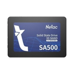 SSD|NETAC|SA500|1TB|SATA 3.0|3D NAND|Write speed 475 MBytes/sec|Read speed 530 MBytes/sec|2,5"|TBW 480 TB|MTBF 1500000 hours|NT0