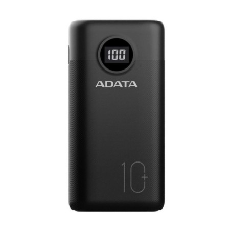 POWER BANK USB 10000MAH BLACK/AP10000QCD-DGT-CBK ADATA