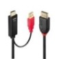 CABLE HDMI TO DISPLAY PORT 2M/41426 LINDY