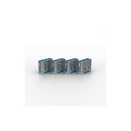 USB PORT BLOCKER 10PACK/BLUE 40462 LINDY