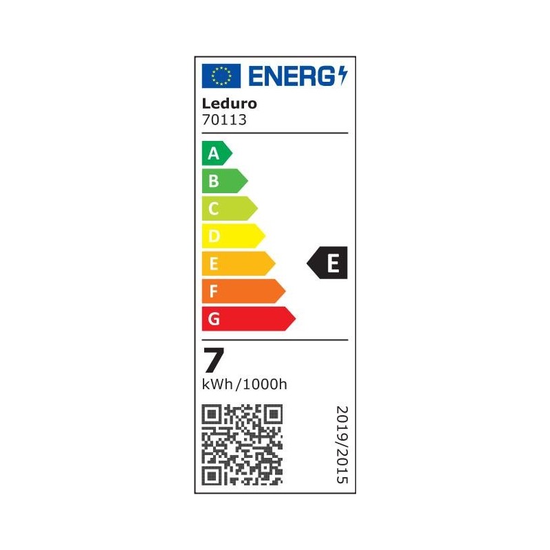 Light Bulb|LEDURO|Power consumption 7 Watts|Luminous flux 806 Lumen|3000 K|220-240V|Beam angle 300 degrees|70113