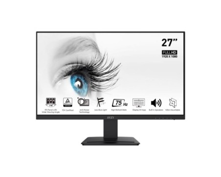 LCD Monitor|MSI|PRO MP273|27"|Business|Panel IPS|1920x1080|16:9|75Hz|Matte|5 ms|Speakers|Tilt|Colour Black|PROMP273