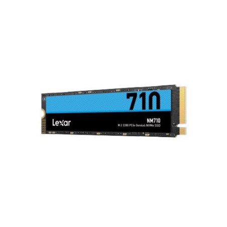 SSD|LEXAR|NM710|500GB|M.2|PCIe Gen4|NVMe|Write speed 2600 MBytes/sec|Read speed 5000 MBytes/sec|2.45mm|TBW 300 TB|MTBF 1500000 h