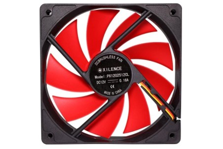 CASE FAN 120MM REDWING BIG4PIN/12V XF039 XILENCE