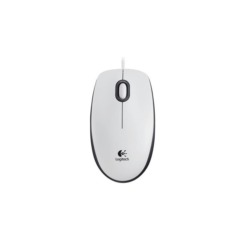 MOUSE USB OPTICAL M100/WHITE 910-005004 LOGITECH