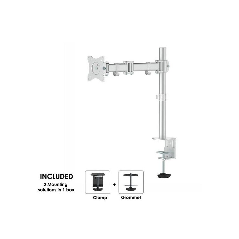 MONITOR ACC DESK MOUNT/10-30" NM-D135SILVER NEOMOUNTS