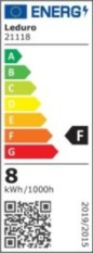 Light Bulb|LEDURO|Power consumption 8 Watts|Luminous flux 800 Lumen|2700 K|220-240V|Beam angle 270 degrees|21118