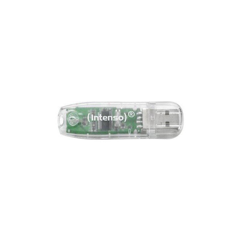 MEMORY DRIVE FLASH USB2 32GB/TRANSPARENT 3502480 INTENSO