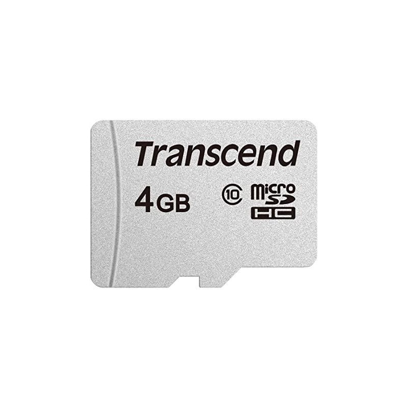 MEMORY MICRO SDHC 4GB/CLASS10 TS4GUSD300S TRANSCEND