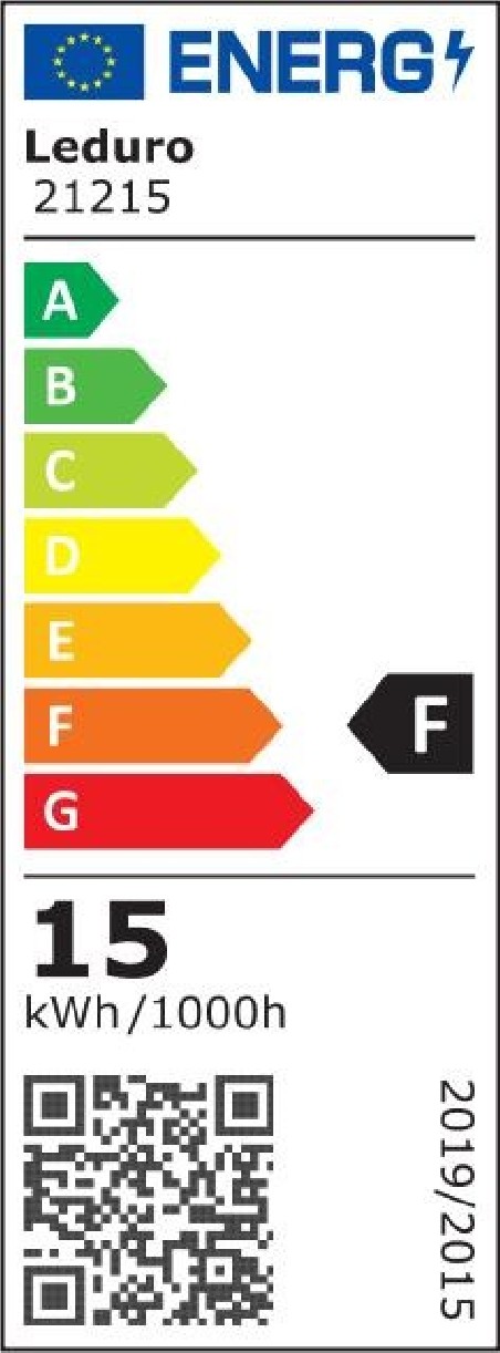 Light Bulb|LEDURO|Power consumption 15 Watts|Luminous flux 1350 Lumen|3000 K|220-240V|Beam angle 220 degrees|21215