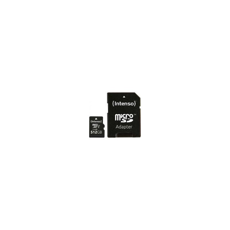 MEMORY MICRO SDXC 512GB UHS-I/W/ADAPTER 3423493 INTENSO