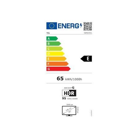 TV Set|TCL|58"|4K/Smart|3840x2160|Wireless LAN|Bluetooth|Google TV|Metallic|58P635