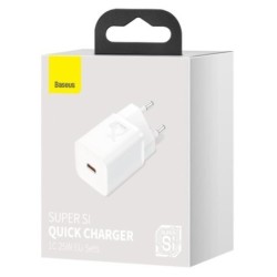 MOBILE CHARGER WALL 25W/WHITE CCSP020102 BASEUS