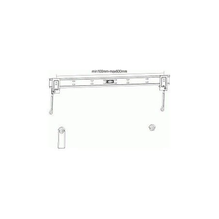 TV SET ACC WALL MOUNT BLACK/32-60" PLASMA-W860 NEOMOUNTS