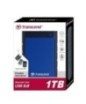 External HDD|TRANSCEND|StoreJet|1TB|USB 3.0|Colour Blue|TS1TSJ25H3B