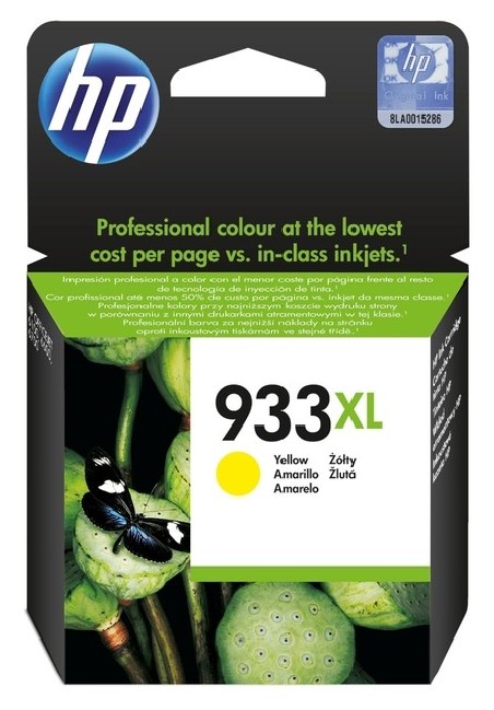 INK CARTRIDGE YELLOW NO.933XL/8.5ML CN056AE HP