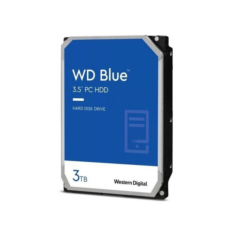 HDD|WESTERN DIGITAL|Blue|3TB|SATA|256 MB|5400 rpm|3,5"|WD30EZAX