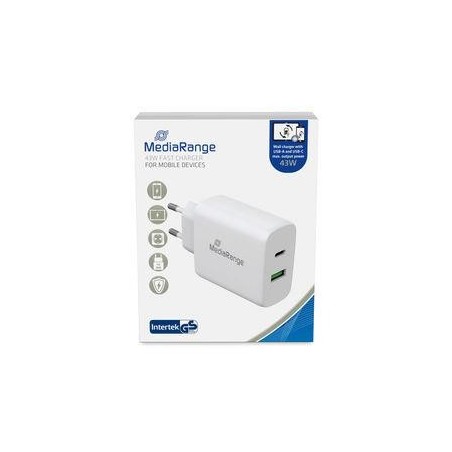 POWER ADAPTER USB/USB-C 43W/MRMA113 MEDIARANGE