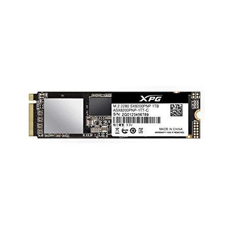 SSD|ADATA|XPG SX8200 Pro|1TB|M.2|PCIE|NVMe|TLC|Write speed 3000 MBytes/sec|Read speed 3500 MBytes/sec|3.5mm|TBW 640 TB|MTBF 2000