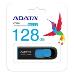 MEMORY DRIVE FLASH USB3 128GB/BLACK AUV128-128G-RBE ADATA