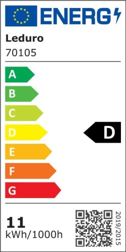 Light Bulb|LEDURO|Power consumption 11 Watts|Luminous flux 1521 Lumen|2700 K|220-240|Beam angle 300 degrees|70105