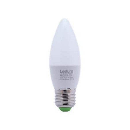 Light Bulb|LEDURO|Power consumption 7 Watts|Luminous flux 600 Lumen|3000 K|220-240V|Beam angle 200 degrees|21227