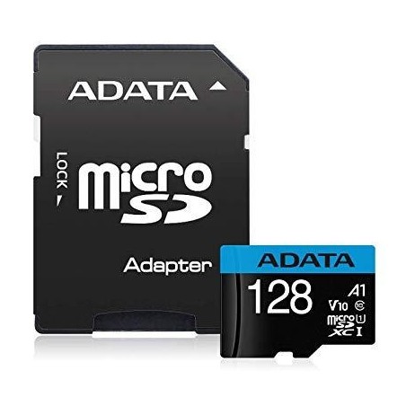 MEMORY MICRO SDXC 128GB W/AD./AUSDX128GUICL10A1-RA1 ADATA