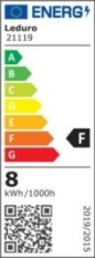 Light Bulb|LEDURO|Power consumption 8 Watts|Luminous flux 800 Lumen|3000 K|220-240|Beam angle 270 degrees|21119