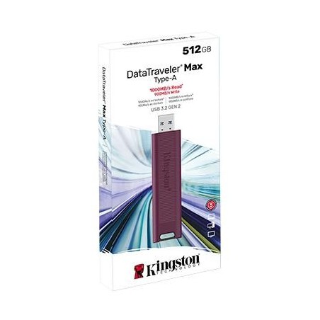 MEMORY DRIVE FLASH USB3.2/512GB DTMAXA/512GB KINGSTON