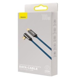 CABLE USB-C TO USB-C 2M 100W/BLUE CACS000703 BASEUS