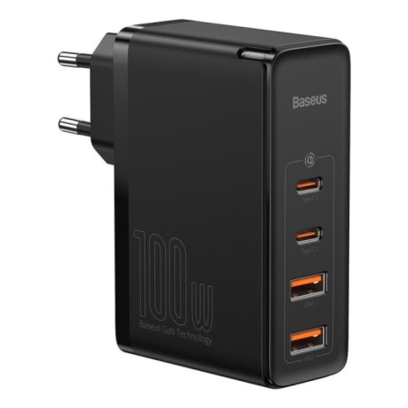 MOBILE CHARGER WALL 2C+2U 100W/BLACK CCGAN2P-L01 BASEUS