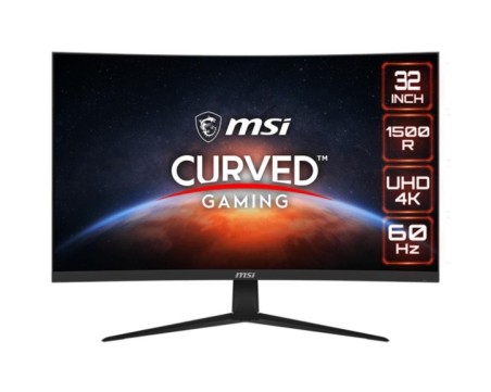 LCD Monitor|MSI|G321CUV|31.5"|Gaming/Curved|Panel VA|3840x2160|16:9|60Hz|Matte|4 ms|Tilt|Colour Black|G321CUV