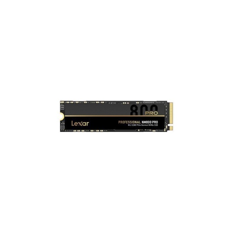 SSD|LEXAR|NM800PRO|2TB|M.2|PCIe Gen4|NVMe|3D TLC|Write speed 6500 MBytes/sec|Read speed 7500 MBytes/sec|TBW 2000 TB|MTBF 1500000