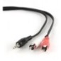 CABLE AUDIO 3.5MM TO 2RCA 1.5M/CCA-458 GEMBIRD